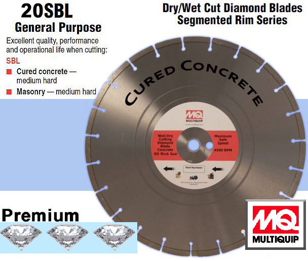 (image for) Diamond Saw Blade 20 inch Diameter CC 20SBL