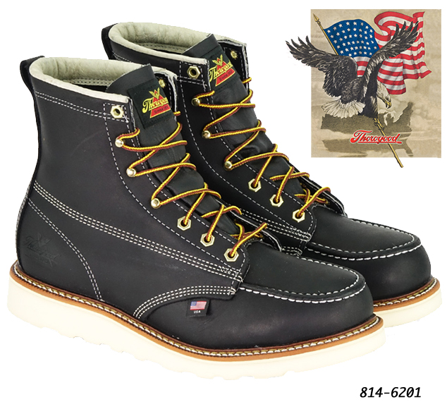 Thorogood American Heritage 6-in Soft-Toe Boots Moc-Toe 814-6201