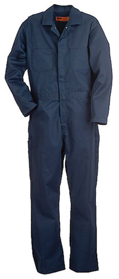 Berne Apparel Stain Resistant Navy Coveralls C250