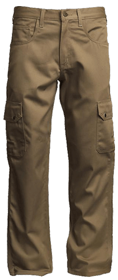 Volume Capacity Khaki 36 x 36 Cotton Lapco FR P-INCKHT9 36X36 100% Flame-Resistant Cotton Cargo Pant 