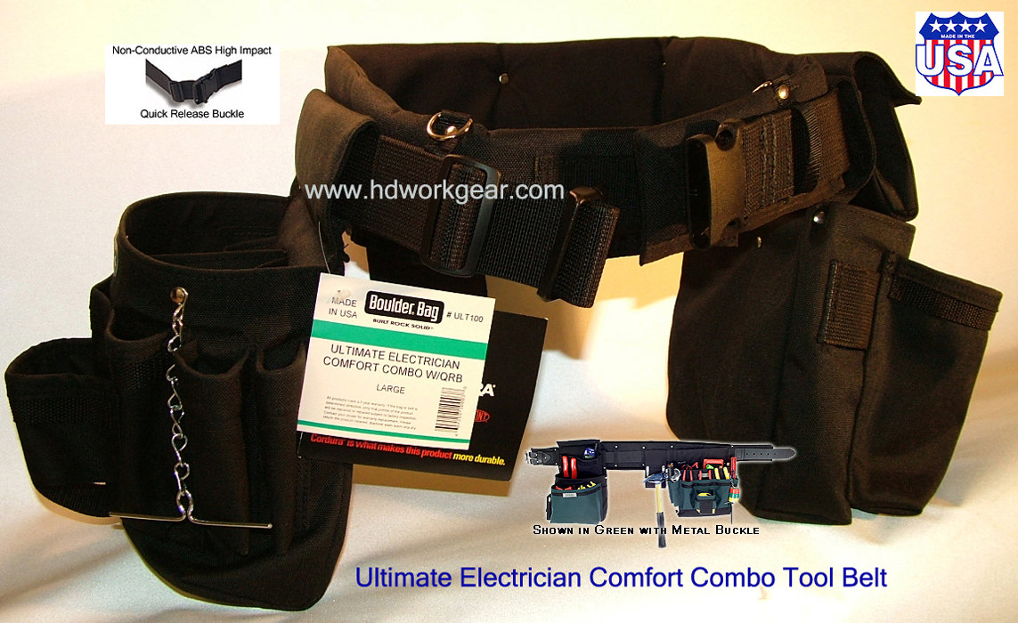 (image for) Boulder Bag Electrician Ultimate Tool Belt ULT100 or ULT104